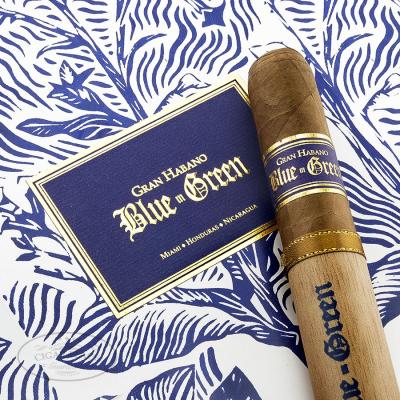 Niebieski Gran Habano w kolorze zielonym
