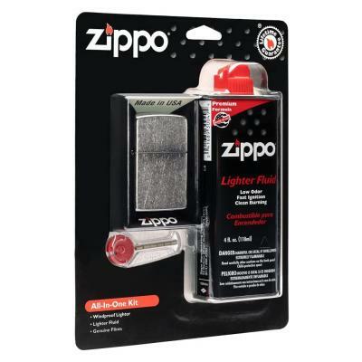 Kit de regalo todo en uno para encendedor Zippo