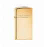 Briquet Zippo Slim en laiton poli [CL092018] — 2